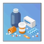 medical drugs guide dictionary android application logo